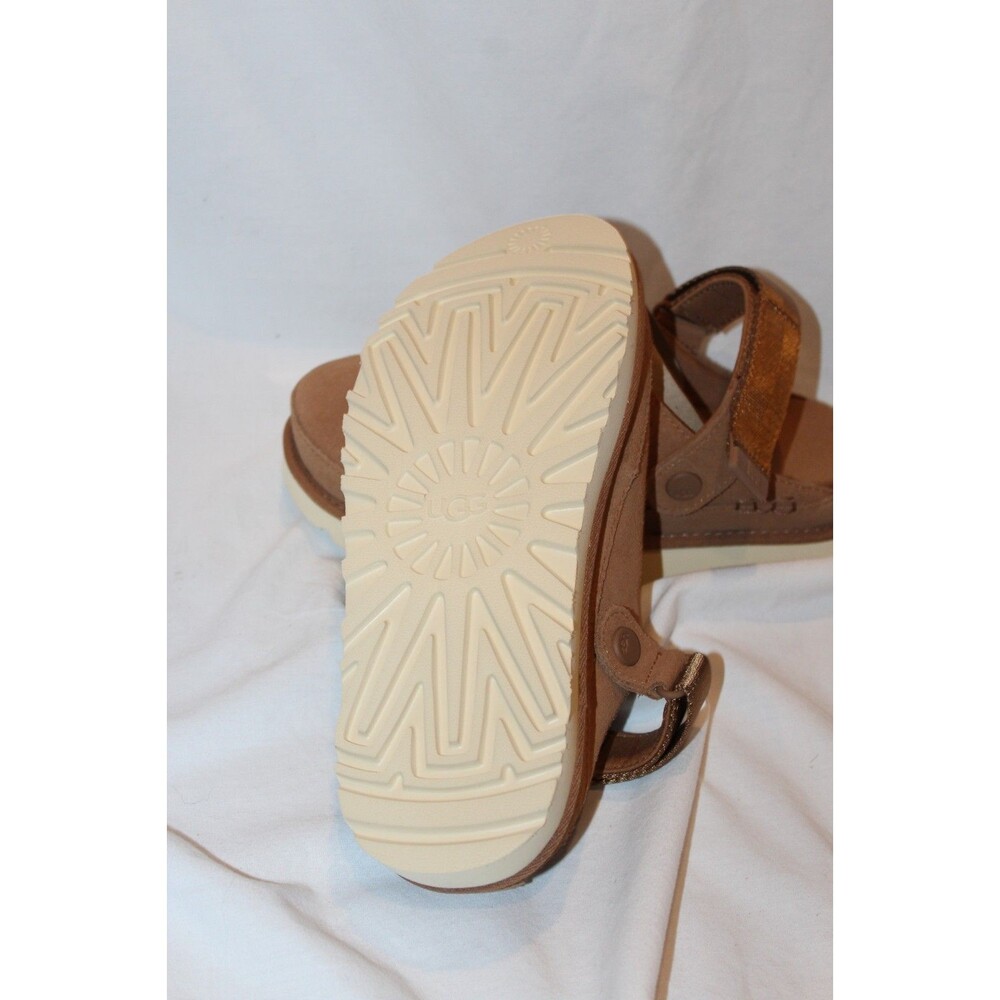 UGG MENS GOLDENCOAST CLOG SIZE US 14 CHESTNUT SUEDE SLINGBACK SLIDE SANDAL - Picture 7 of 7